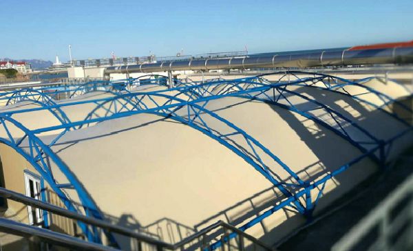 豁达水务污水池加盖