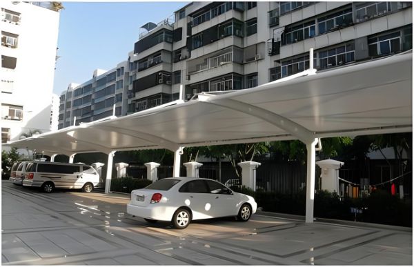 莱州鑫盛小区停车棚