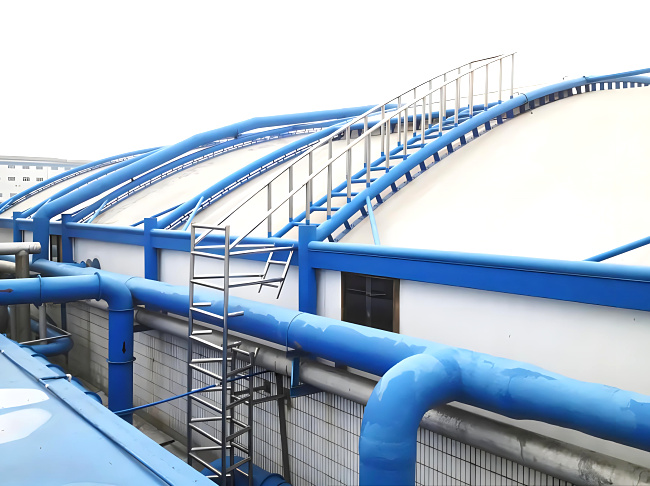 膜结构污水池加盖